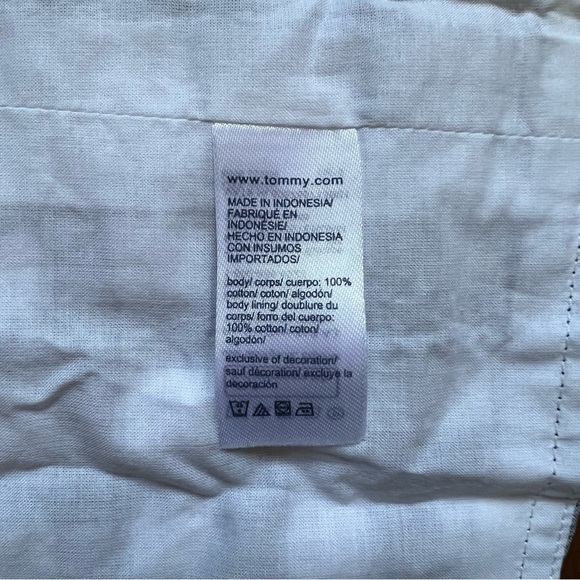 [NWT] Tommy Hilfiger Jeans Seersucker Gingham Lace up Halter Top - Sz S - Picture 10 of 13